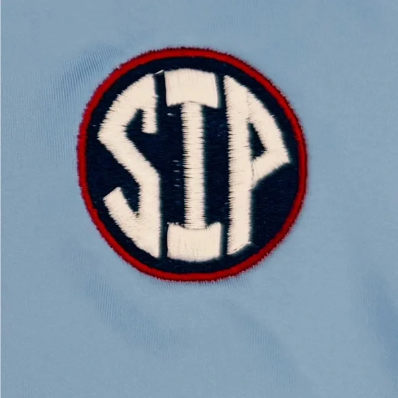 Ole Miss SIP Logo - Powder Blue Peter Millar Polo - Large - NWT - Picture 5 of 6